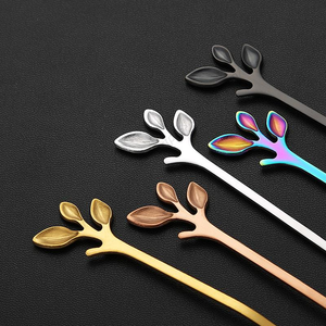 Vente en gros SYH1352 Couverts en acier inoxydable doré durables pour mariage, fête, service de glace, gâteau, dessert, café, thé, cuillère, fourchette - Product Image 5