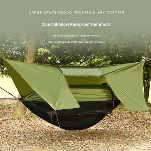 <span class=keywords><strong>Hamaca</strong></span> para Exteriores con Toldo, Protección Solar, Impermeable, para Acampar, Tienda de Campaña para Árbol, Tienda de Campaña de Viaje, Toldo Columpio, Mosquitera, Juego de <span class=keywords><strong>Hamaca</strong></span> - Product Image 1