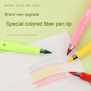 12 couleurs 2B HB ensemble de crayons de dessin sans encre éternel crayons de <span class=keywords><strong>couleur</strong></span> d'étudiant en plastique incassables avec sans affûtage nécessaire - Product Image 2