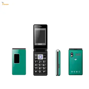 Teléfono con tapa OEM de fábrica, 4G, tarjetas Sim duales, pantalla de 2,4 pulgadas, Batería grande, abatible