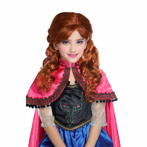 Peluca de Blancanieves para niña, peluca de princesa Anna, <span class=keywords><strong>Rapunzel</strong></span>, cosplay de <span class=keywords><strong>Cenicienta</strong></span> para fiesta de Halloween - Product Image 3
