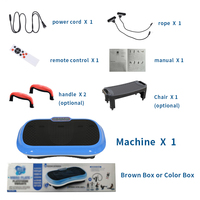 Beliebte vibrierende Übung Vib rapower Slim Vibro Plate Workout zum Verkauf