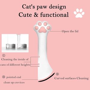 Espátula de Silicona con Forma de Pata para Comida Húmeda, Cuchara para Latas de Comida para Perros y Gatos, Producto Promocional para Mascotas - Product Image 5