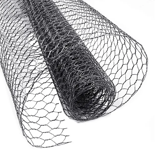 2022 di buona qualità zincato filo di pollo recinzione rotolo esagonale rete metallica