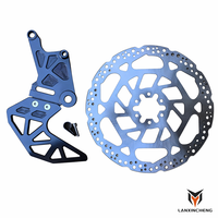 Kit de mise à niveau des freins arrière, kit de frein à disque hydraulique en aluminium CNC robuste, kit de mise à niveau des freins pour moto tout-terrain à commande manuelle, Surron LBX