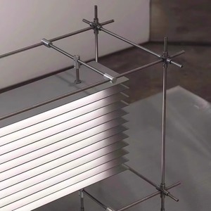 Lámpara de pie UFan con radiador, fuente de luz LED, diseño artístico moderno para sala de estar, dormitorio, estudio, hotel - Product Image 5