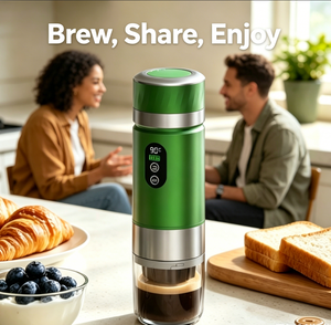 Cafetera Espresso Portátil con Sistema de Autocalentamiento, 20 Bares, Eléctrica, Batería Desmontable, Cafetera de Viaje para Acampar y Usar en el Auto - Product Image 2