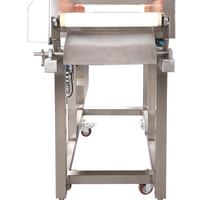 Industriële JINDUN JD-603 metaaldetectormachine voor snacks, brood, fruit en voedsel, met CE-gecertificeerd, op maat gemaakt hellend ontwerp en hoge nauwkeurigheid.