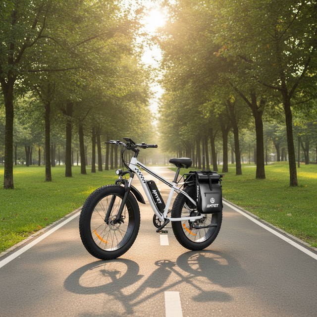 EB26 1000W Brushless Motor All-Terrain Fat Tire LED Digital Display Electric City Leisure Bicycle Dirt Mountain E-Bike