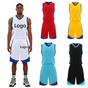 <span class=keywords><strong>Ensemble</strong></span> <span class=keywords><strong>de</strong></span> maillots <span class=keywords><strong>de</strong></span> <span class=keywords><strong>basket</strong></span>-<span class=keywords><strong>ball</strong></span> personnalisés pour hommes avec logo personnalisé sur le devant, 100% polyester respirant et à séchage rapide, vêtements d'entraînement d'équipe - Product Image 1