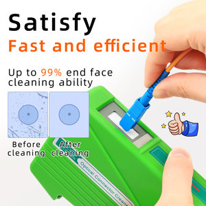 Sợi quang công cụ làm sạch SC/ST/FC/LC/DIN sợi quang kết nối End Cleaner 1.25mm/2.5mmoptical sợi làm sạch hộp 550 lần - Product Image 4