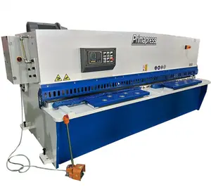 Primapress 6mmx2500mm CNC Hydraulic Cutting Machine With CE Certificate For Sheet Metal Dissection