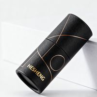 2025 Emballage Cylindrique Haut de Gamme pour Parfum | Tube en Papier avec Impression Or et Couverture Magnétique