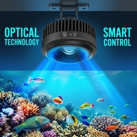 Lumière LED pour aquarium Jebao série MRL, spectre complet, luxe, pour réservoirs de coraux, construction en acier inoxydable, économie d'énergie, ultra silencieuse