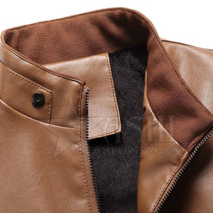 Top Quality <b>Running</b> Wear <b>Men</b> Leather <b>Jacket</b> Wholesale Leather <b>Jacket</b> Cheap Price Leather <b>Jacket</b> - Product Image 3