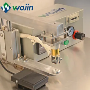 Wojin safe coffee one way valve machine for packaging bag semi automatic degassing valve applicator