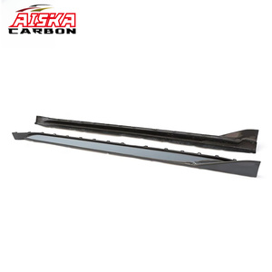 Kits de carrosserie automobile en fibre de carbone sèche AISKA G80, style MP, jupes latérales en carbone pour BMW M3 G80 - Product Image 1
