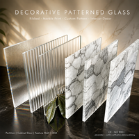 Verre Trempé à Motifs Vintage Effet Pluie de Diamants pour Portes et Cloisons – Taille Personnalisée – Vente en Gros Usine