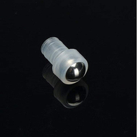 Flacon de parfum en verre couleur ambre, avec mini boules, huile essentielle, roller, capacité de 1ml, 2ml, 3ml, 5ml, 10ml