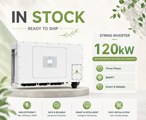 อินเวอร์เตอร์ Deye SUN-120K-G01P3-EU-AM8 120kw แบบเชื่อมต่อกับระบบไฟฟ้า สามเฟส 380v 8 MPPT เหมาะสำหรับโซลูชั่นพลังงานแสงอาทิตย์ - Product Image 1