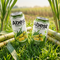 Export ABEST Suikerriet Sapdrank 330ml Aluminiumblik Tropische Frisdrank OEM ODM Private Label Vietnam Fabrikant