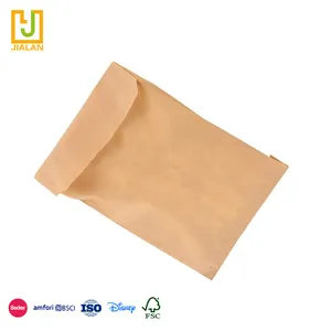 Biodegradable Food Grade Paper Bags Unbleached Compostable Natural Kraft Paper Bags Sandwich Kraft Brown Paper Bags