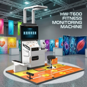 Chiosco Intelligente Multifunzione per il Controllo della Salute Lejia Fitness, Struttura in Acciaio, Schermo LCD Touch, Bilancia Meccanica OEM/ODM - Product Image 1