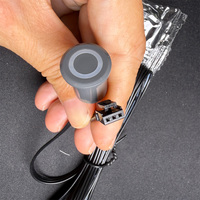 Interrupteur à capteur tactile intelligent avec gradation tactile prolongée pour éclairage LED d'armoires, système de contrôle centralisé DC12V DC24V