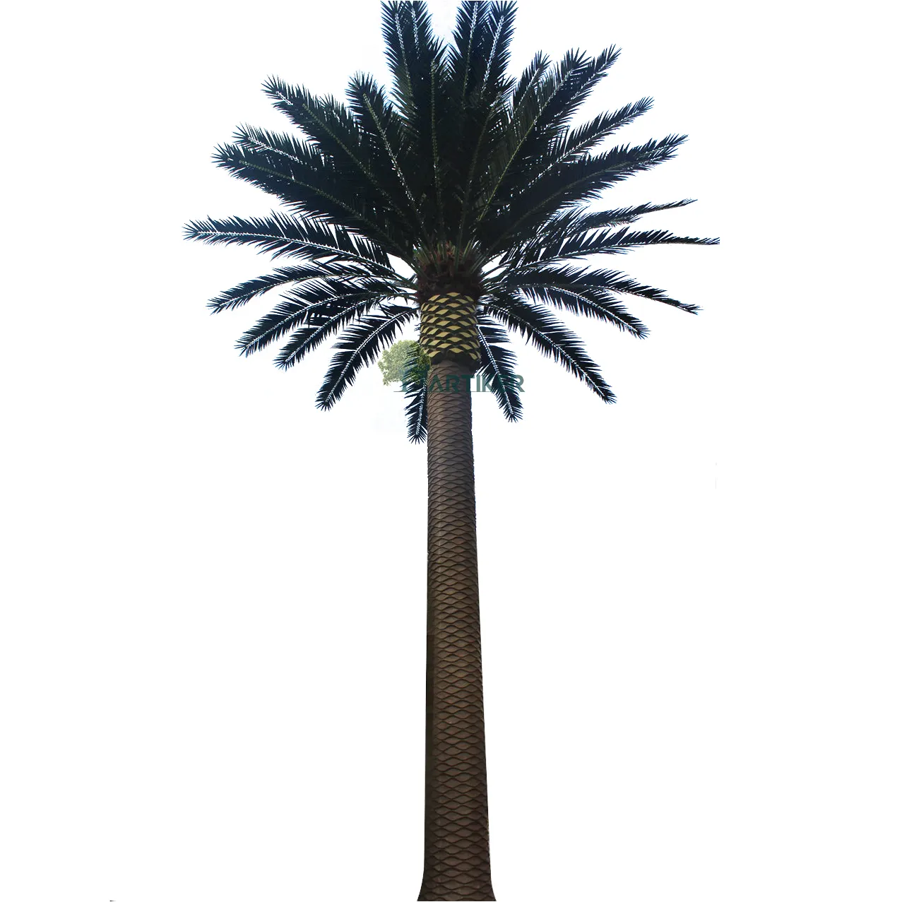 Пальмовое растение, искусственное фабричное зеленое внутреннее наружное и для производителей, цена на ствол, листья, искусственное декоративное дерево