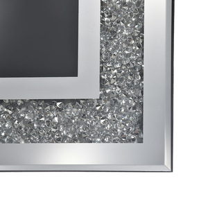 Factory Custom Wholesale Mirrored Crushed Diamond Wall Frame Creative Mirror <strong>Ayatul</strong> <strong>Kursi</strong> Painting Wall <strong>Art</strong> - Product Image 5
