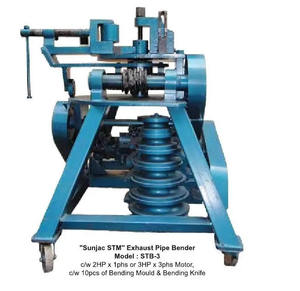 Dobladora de Tubos de Escape TAYO Sunjac STM STB-3, Motor de 2HP o 3HP con 10 Moldes de Doblado y Cuchillas, Operación Manual, Alta Precisión - Product Image 1