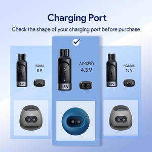 Adaptateur de charge Type-C Yinke 4.3V pour rasoir <span class=keywords><strong>Philips</strong></span> Norelco Oneblade QP2520 QP2515 QP2620 avec indicateur de charge - Product Image 2