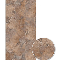Panneau PVC 3D gaufré de luxe, feuille de marbre UV avec élégantes veines marbrées, étanche pour appartements, salles de bain et cuisines