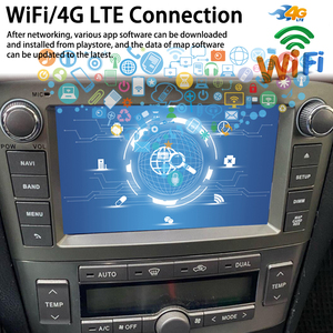 Radio de Coche Android 13 de 128 GB y 2 DIN con Pantalla Estéreo, GPS, CarPlay para <span class=keywords><strong>Toyota</strong></span> <span class=keywords><strong>AVENSIS</strong></span> <span class=keywords><strong>2007</strong></span> 2006 2005, Reproductor Multimedia con Bluetooth y Video - Product Image 5