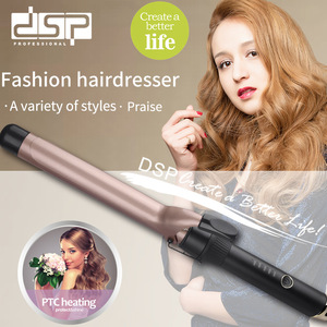 Fer à friser Dsp 1,5 pouces en céramique, chaleur réglable, pour tous types de cheveux - Product Image 1