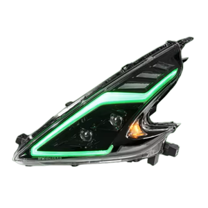 日産370Z Z34ロードスター用オートyスタイリッシュカラード2008-2021 <span class=keywords><strong>LED</strong></span>ヘッドランプ RGB 2020 370Zヘッドライト カーアクセサリー - Product Image 3