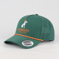 Casquettes de baseball unisexes de haute qualité, imperméables, perforées, 100% polyester, avec broderie personnalisée du logo OEM, certifiées BSCI, vente en gros.