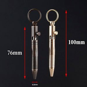 Old Antique Brass Sports Euro Outdoor Promotional <b>Personalized</b> Stress Release Metal Pocket Mini Bolt Action Pen <b>Keychain</b> 0.5mm - Product Image 2