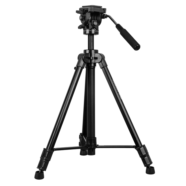 KINGJOY 69" Mini Heavy Duty Aluminum Professional Tripod with Bubble Level-Portable for Mobile Phone Camera & Spotting Scope