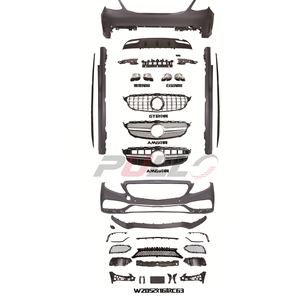 Kit de carrosserie pour <span class=keywords><strong>Mercedes</strong></span> <span class=keywords><strong>Benz</strong></span> C <span class=keywords><strong>classe</strong></span> W205, pare-chocs avant et arrière avec calandre, nouvelle version 2020, offre spéciale - Product Image 1