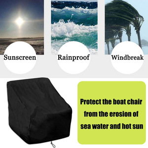 Center <b>Console</b> Cover For 18 20 Feet Boat Oxford Cloth <b>Black</b> Protective Cover For Speedboat Cruise Ship Main Engine - Product Image 5