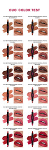 Lipstik Dua Sisi & <span class=keywords><strong>Lip</strong></span> <span class=keywords><strong>Gloss</strong></span> Matte Tahan Lama Efek Melembapkan & Mempertebal Bibir Tanpa Logo OEM Formula Kustom - Product Image 2