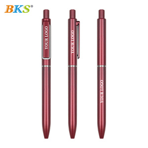 قلم جل عالي الجودة مخصص مع شعار من مادة بلاستيكية ساخنة للاستخدام المكتبي - Product Image 2