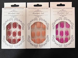 Venta al por Mayor de 24 <span class=keywords><strong>Uñas</strong></span> Postizas de Lujo, Color Sólido, Forma Cuadrada, <span class=keywords><strong>Uñas</strong></span> Artificiales Adhesivas - Product Image 1