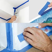 Maßgefertigtes Acryl-Washi-Malerband Einseitig Wasserdicht 100m/50m/66m Länge Beschreibbares Kartonversiegelungs- und Verpackungsband