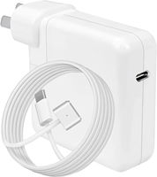 Adaptateur secteur pour ordinateur portable 60W T-Tip pour MacBook Pro Air - 14.85V 3.45A Prise AU Chargeur de remplacement avec certification FCC CE