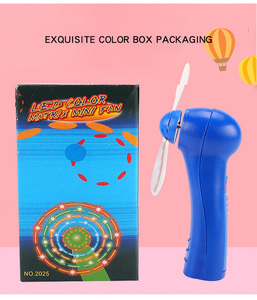 Quạt Cầm Tay Có Đèn Flash Từ Mini Phát Sáng Quạt Điện Nhỏ Quảng Cáo Phát Sáng Có Chữ - Product Image 5