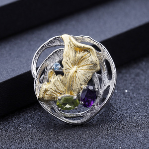 In Stock Vintage 925 Silver <b>Crystal</b> Rhinestone <b>Ring</b> High Elegance Women's Wedding Factory Direct Sale - Product Image 3