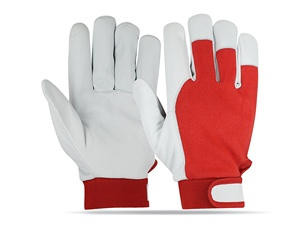 ถุงมือหนังแกะรับรองมาตรฐาน CE ขนาด 10 สำหรับงานอุตสาหกรรมและสวน ถุงมือทำงานที่ทนทาน ป้องกันมือได้อย่างดี - Product Image 1