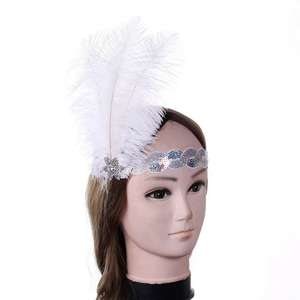 عصابة رأس مزينة بالريش رائجة البيع، إكسسوار شعر على طراز العصر الفيكتوري، زينة رأس على طراز غاتسبي العظيم، إكسسوار شعر للعروس وحفلات السهرة والأزياء التنكرية - Product Image 2